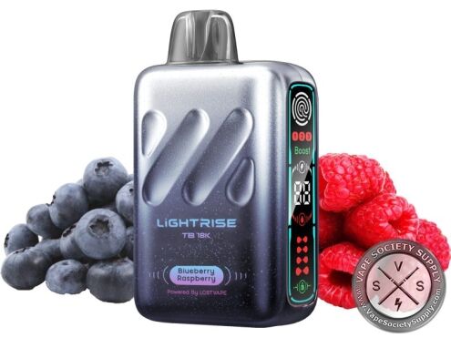 Lost Vape Lightrise TB 18K Vape Disposable Blueberry Raspberry