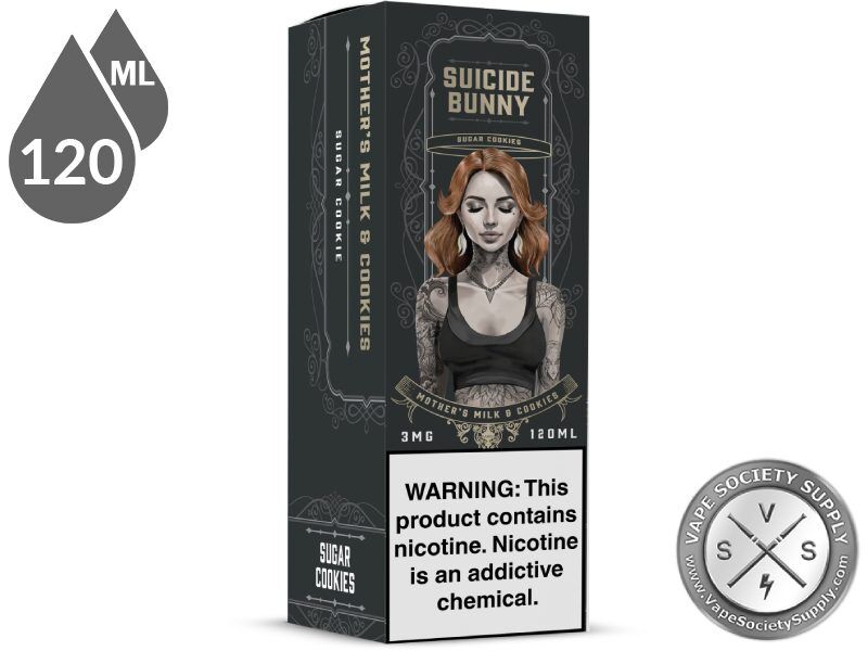 Mother's Milk & Cookies by Suicide Bunny 120ml box