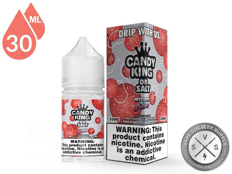Mystery Air Balloons Candy King On Salt 30ml bottle and box
