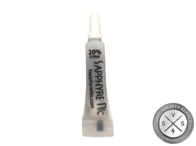 Sapphyre Nic 20% nicotine squeeze tube, 0.9ml, black label
