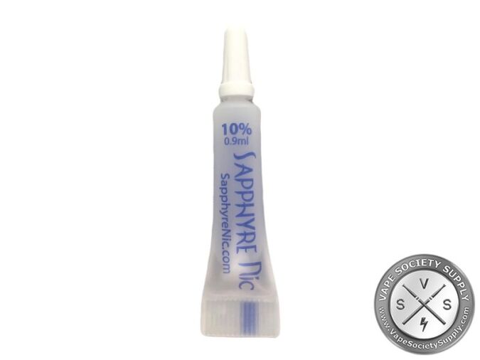Sapphyre Nic 10% nicotine squeeze tube, 0.9ml, blue label