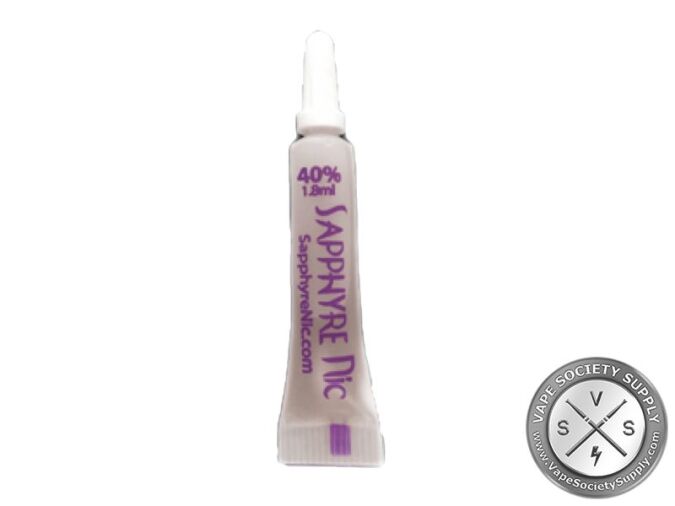 Sapphyre Nic 40% nicotine squeeze tube, 1.8ml, purple label