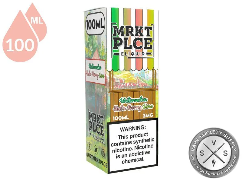 Watermelon Hula Berry Lime by MRKT PLCE 100ml box