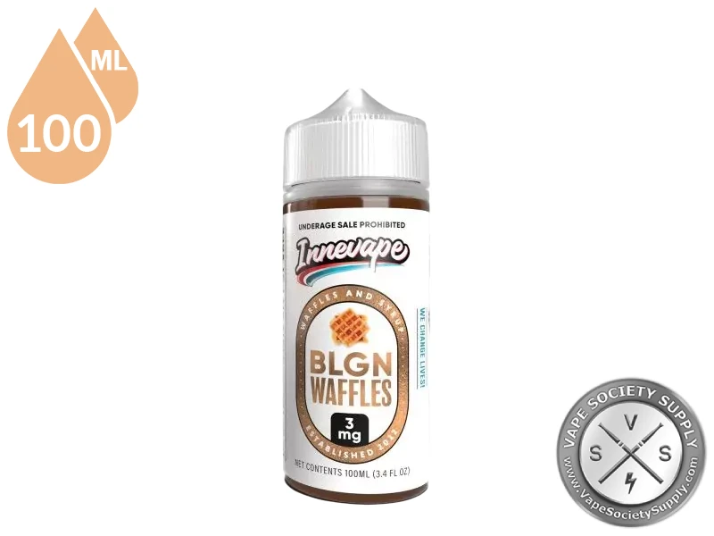 BLGN Waffles Innevape 100ml bottle