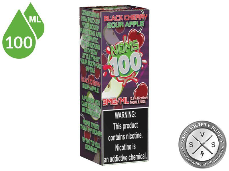 Black Cherry Sour Apple by Noms 100ml box