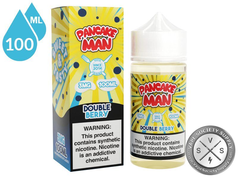 Double Berry by Pancake Man 100ml bottle and box