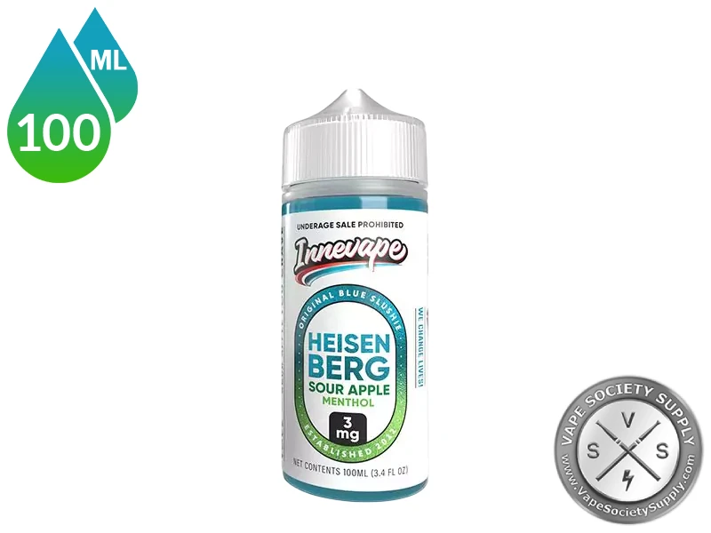 Heisenberg Sour Apple Menthol Innevape 100ml bottle