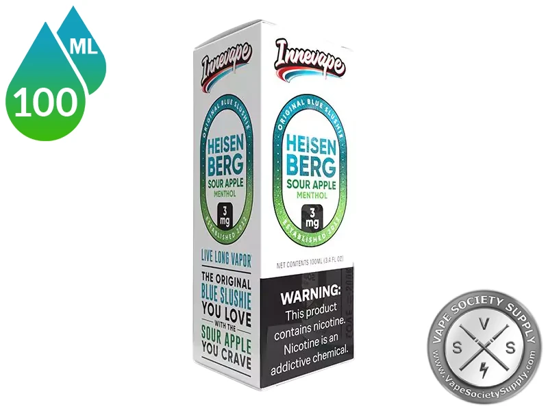 Heisenberg Sour Apple Menthol Innevape 100ml box