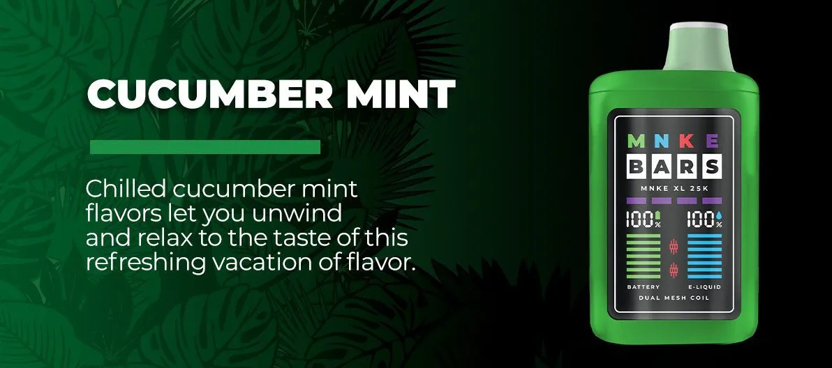 MNKE BAR XL 25K cucumber mint