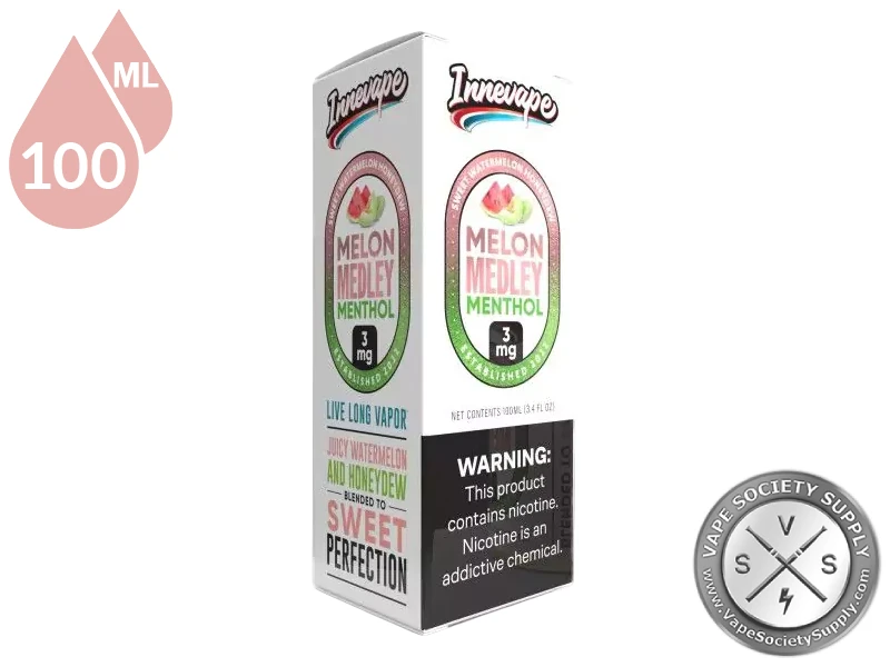 Melon Medley Menthol Innevape 100ml box