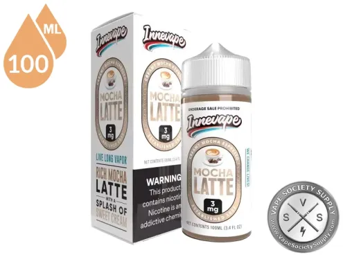 Mocha Latte Innevape 100ml bottle and box