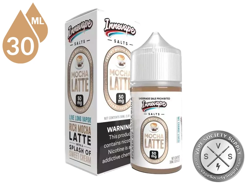 Mocha Latte Innevape Salts 30ml bottle and box