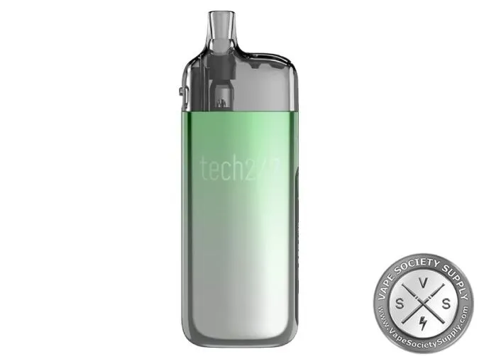 SMOK Tech247 pod kit in Green Gradient: a green to silver fade