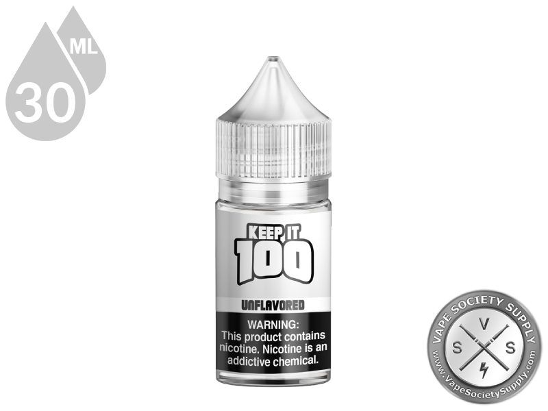 Unflavored by Keep It 100 Salt 30ml bottle