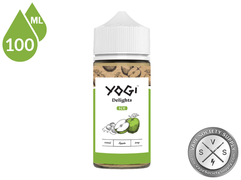 Green Apple Ice by YOGI Delights 100ml bottle