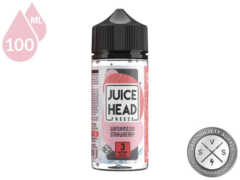 Watermelon Strawberry Juice Head Freeze 100ml bottle