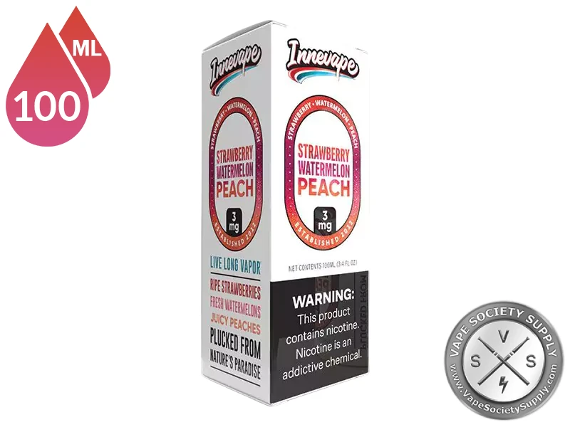 Strawberry Watermelon Peach Innevape 100ml box