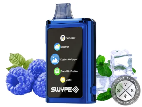 Swype 30K Puffs Disposable Vape Device Blue Razz Ice