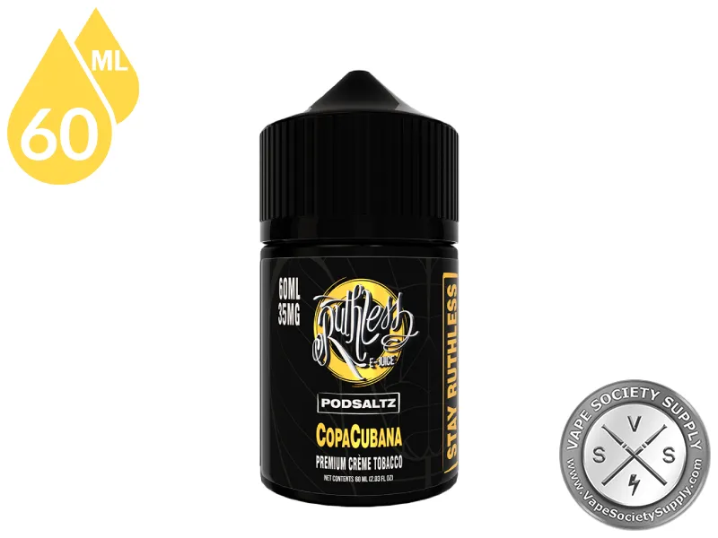 Copa Cubana Ruthless PODSALTZ 60ml bottle
