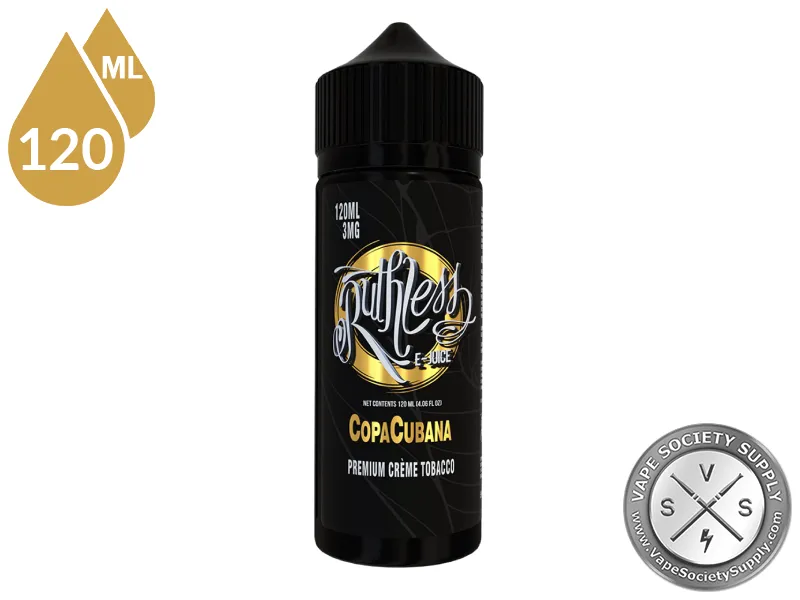 Copa Cubana Ruthless Vapor 120ml bottle