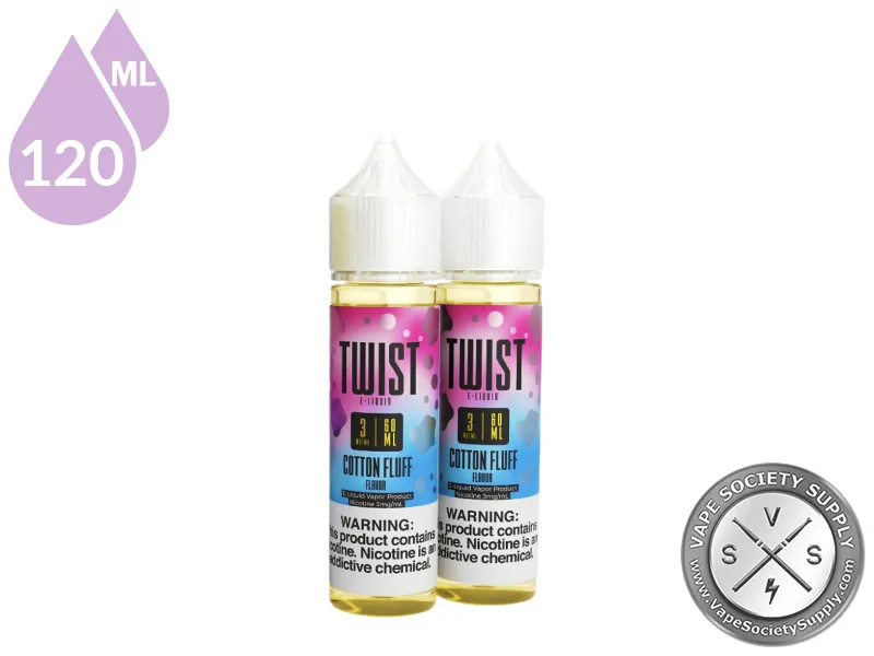 Cotton Fluff by Twist 120ml bottles