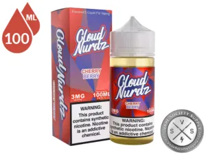 Cherry Berry by Cloud Nurdz 100ml bottle and box