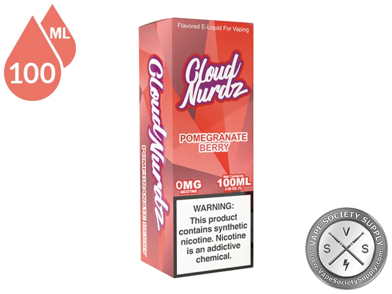 Pomegranate Berry by Cloud Nurdz 100ml box