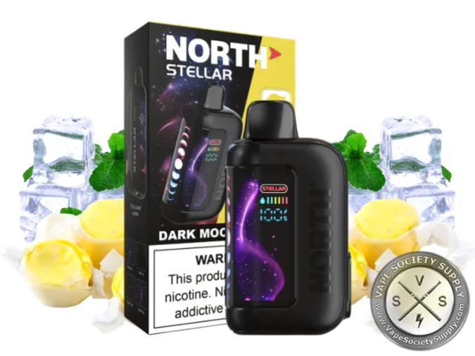 North Stellar Dark Moon Edition 40K Puffs 20ML Disposable Banana Taffee Freeze