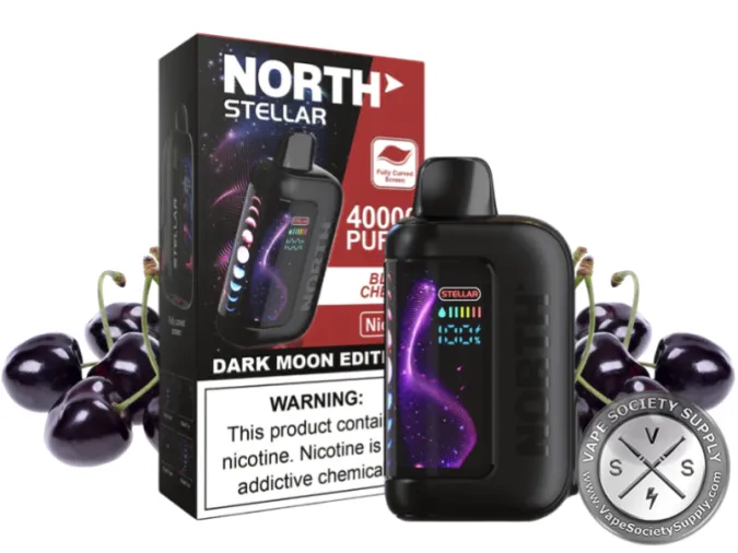 North Stellar Dark Moon Edition 40K Puffs 20ML Disposable Black Cherry