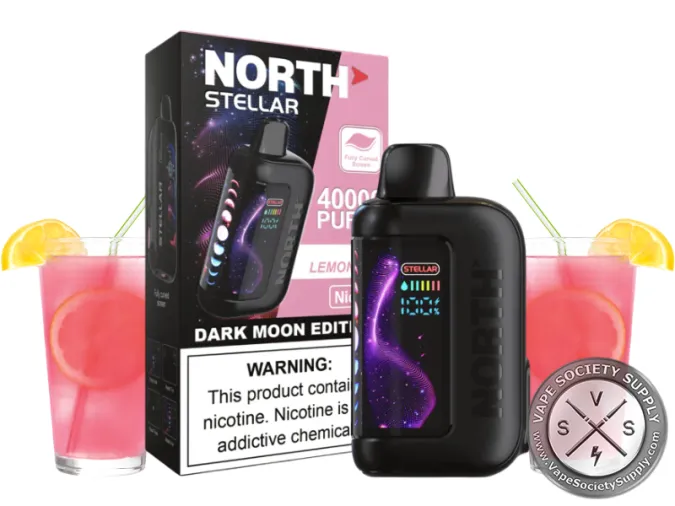 North Stellar Dark Moon Edition 40K Puffs 20ML Disposable Pink Lemonade