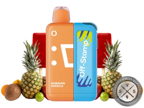 Off-Stamp X-Cube 25K Kit Pineapple Passion Orange with pineapples, red ice pops, a coconut and limes
