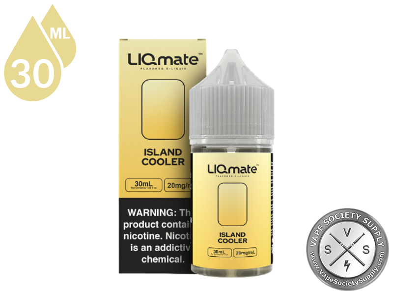 Island Cooler LIQmate Salts by 7 Daze 30ml bottle and box