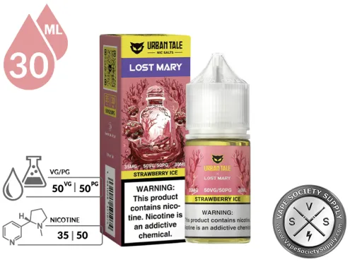 Strawberry Ice URBAN TALE x LOST MARY SALT