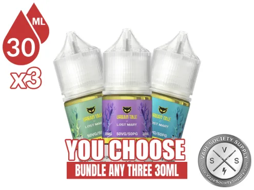 URBAN TALE x Lost Mary SALT Bundle 3 30ml (90ml)