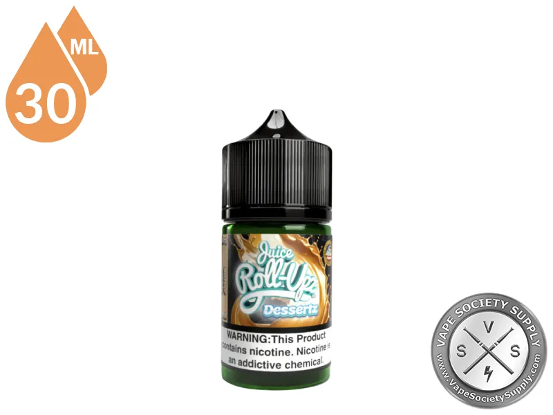 Butter Cookie by Juice Roll Upz Dessertz Salts 30ml bottle, front label