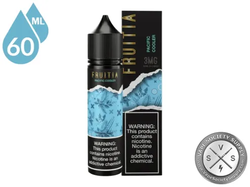 Pacific Cooler by Fruitia 60ml bottle and box