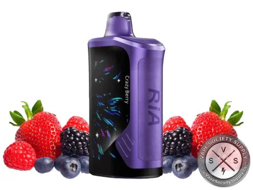 RIA NV30K Disposable Vape By Geek Bar Crazy Berry-1