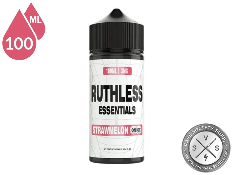Strawmelon On Ice Ruthless Essentials 100ml bottle