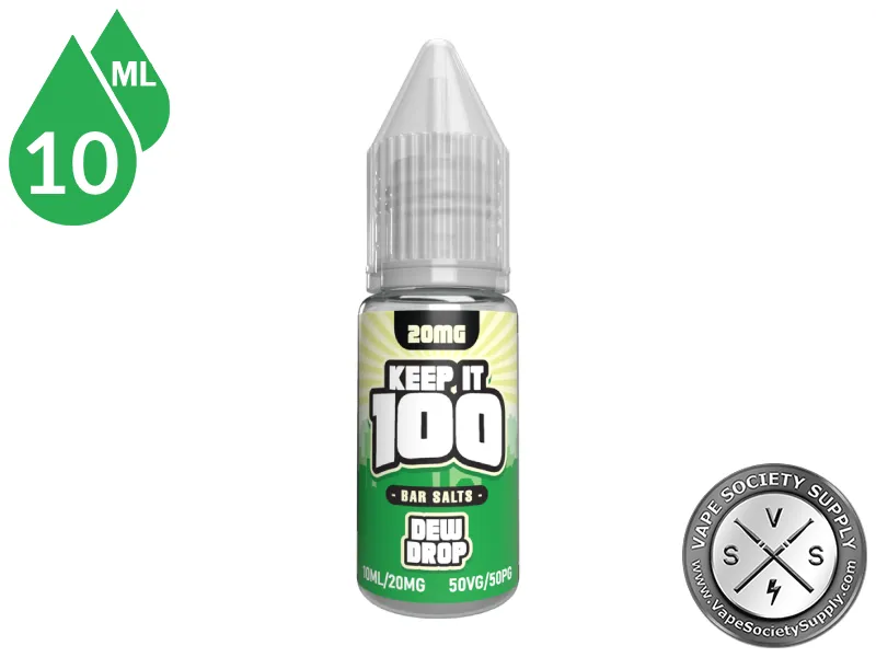 Dew Drop by Keep It 100 Bar Salt 10ml bottle