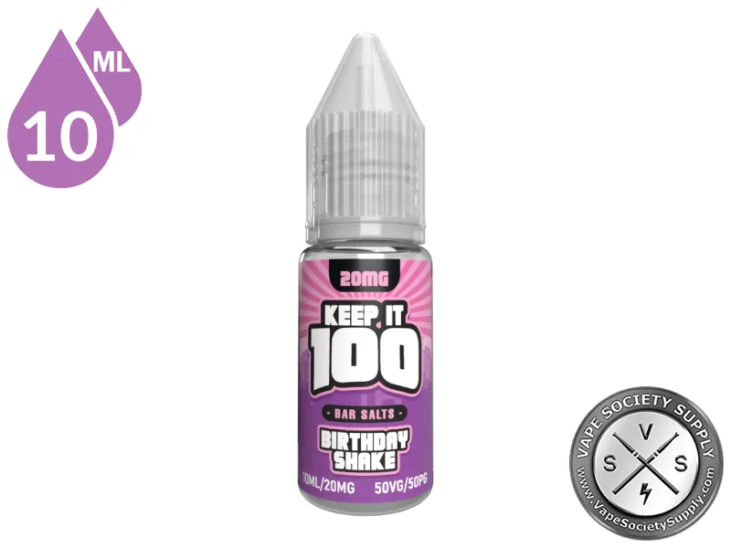Shake by Keep It 100 Bar Salt 10ml bottle