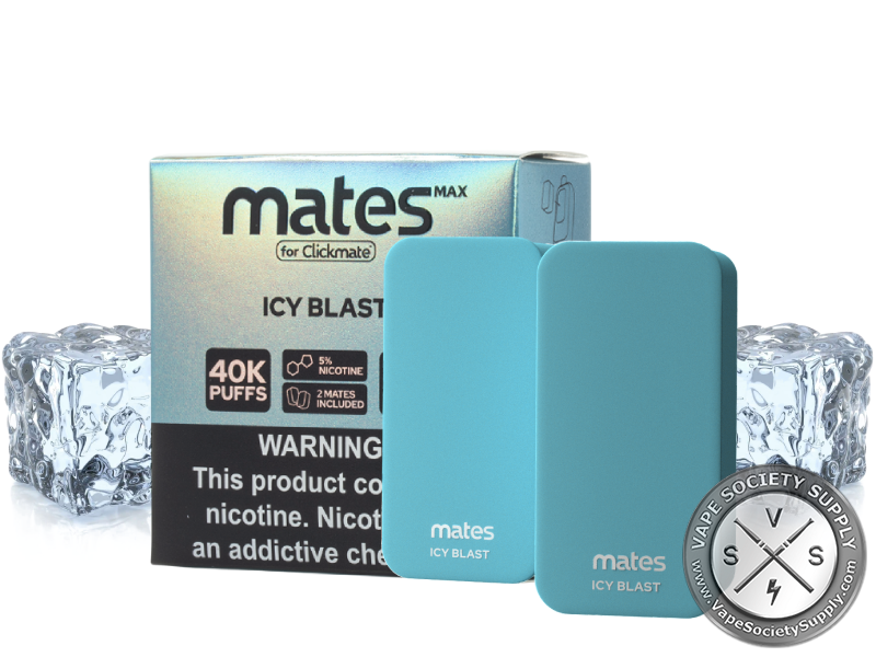 7 Daze Mates MAX 40K Icy Blast pods and box with blocks of ice