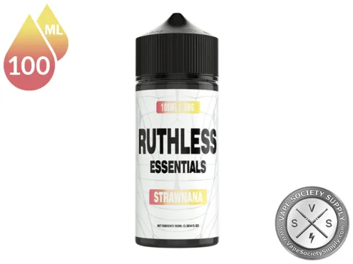 Strawnana Ruthless Essentials 100ml bottle