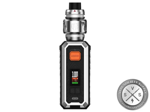 Vaporesso Armour S kit in Silver with the iTank T