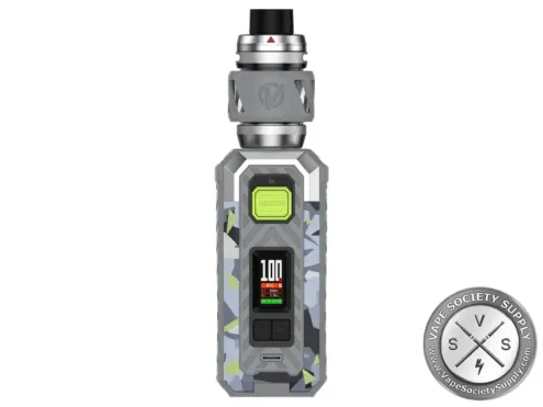 Vaporesso Armour S kit in Camo Blue with the iTank T