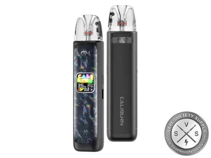 Uwell Caliburn G4 pod kit in Polar Black