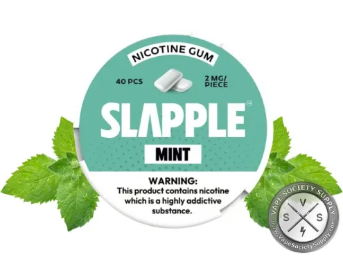 Slapple Nicotine Gum - 40 Pieces Per Can Mint