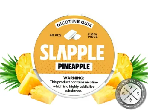 Slapple Nicotine Gum - 40 Pieces Per Can Pineapple