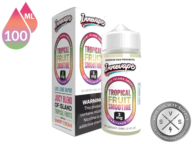 Tropical Fruit Smoothie Innevape 100ml bottle and box