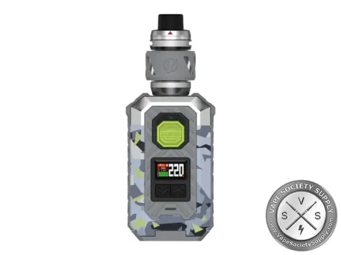 Vaporesso Armour MAX kit in Camo Blue with the iTank T