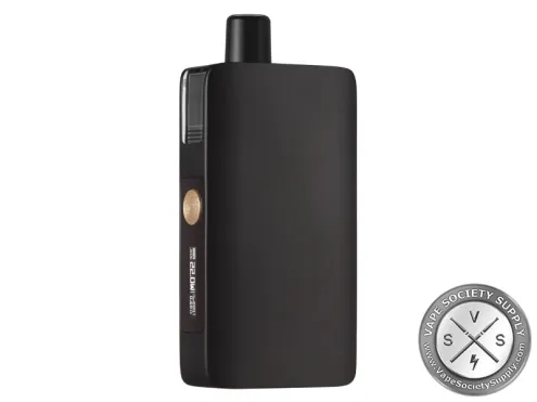 dotMod dotPod Max in Black: a black body, with the side window, gold button and screen